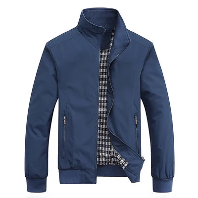 Men's Lightweight Casual Windbreaker Jacket