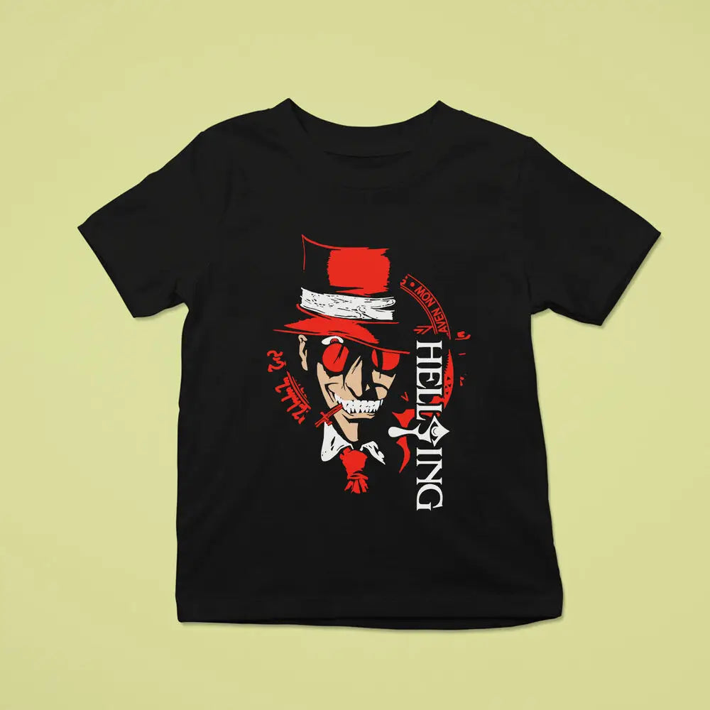 Hellsing Alucard Vampire Graphic T-Shirt – Anime Horror - Men, Women, Kids Tee