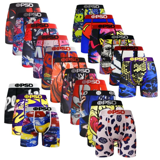 Sexy Print Men Underwear Boxer Cueca Male Panty Lingerie Men Underpants Panty Boxershorts S-XXL