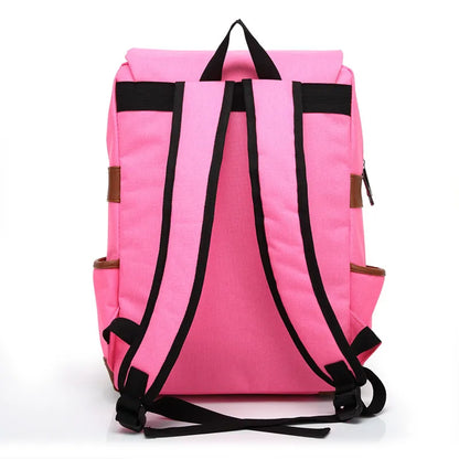 Vintage 16 inch Laptop Backpack Women Canvas Bags Men canvas Travel Leisure Backpacks Retro Casual Bag School Bags For Teenagers