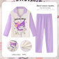 Miniso Autumn Winter Children's Pajamas Set 2025 Cute Anime Cartoon Kids Pijama Boy Girl Sleepwear Long-Sleeved Pants Loungewear