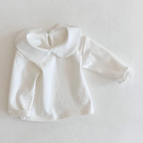 Autumn Winter Korean Style Toddler Baby Girls Sweater Coat Long Sleeved Solid Color Newborn Baby Girls Knitting Cardigan