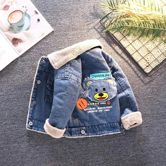 New Winter Fashion Baby Girl Coat Children Boys Thicken Warm Jacket Kids Coat Toddler Casual Cotton Costume Infant Sportswear