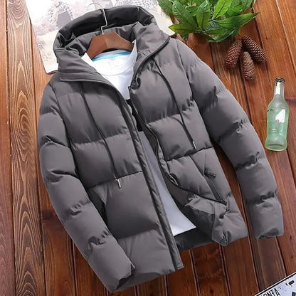 Men's Hooded Thick Puffer Jacket