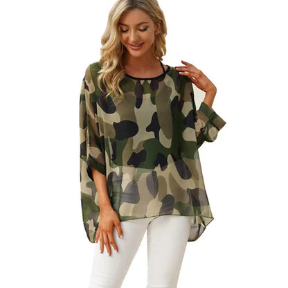 BHflutter 4XL 5XL 6XL Plus Size Women Blouse 2025 Sexy Off Shoulder Leopard Print Summer Tops Tees Casual Chiffon Blouses Shirts