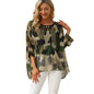 BHflutter 4XL 5XL 6XL Plus Size Women Blouse 2025 Sexy Off Shoulder Leopard Print Summer Tops Tees Casual Chiffon Blouses Shirts