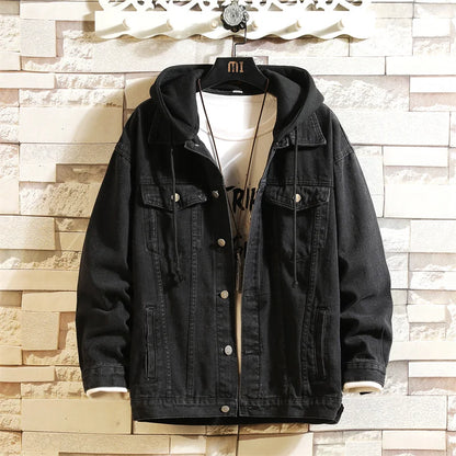 Men's 2025 Hooded Denim Jacket