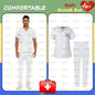 S-XXXL Hospital Clinical Workwear Nurse Uniforms Scrub Set Unisex Shirt Straight Pants Nursing Accessories Medical Surgical Wear