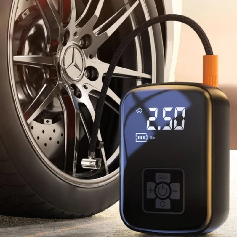 Portable Car Air Pump Wireless Intelligent Digital Tire Inflator Car Air Compressor Motorcycle Boat Electric Tire Inflator Pump