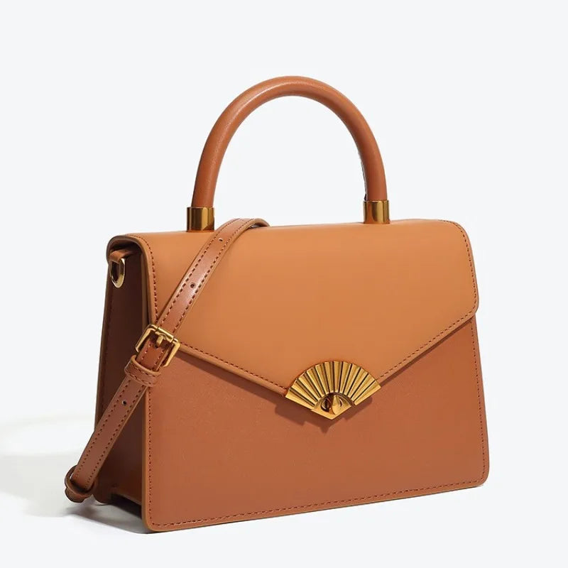 High-quality Ladies Spring and Summer 2025 New Niche Design Fashion Manual Bill of Lading Shoulder Diagonal Bag