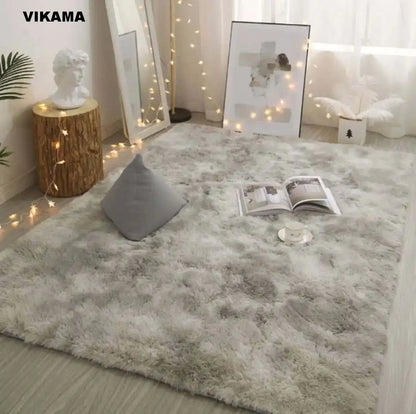 VIKAMA Modern Minimalist Luxury Living/Bed Room Carpet Silk wool Sofa Coffee Table Bedroom Bedside Non-slip Easy-to-clean Carpet