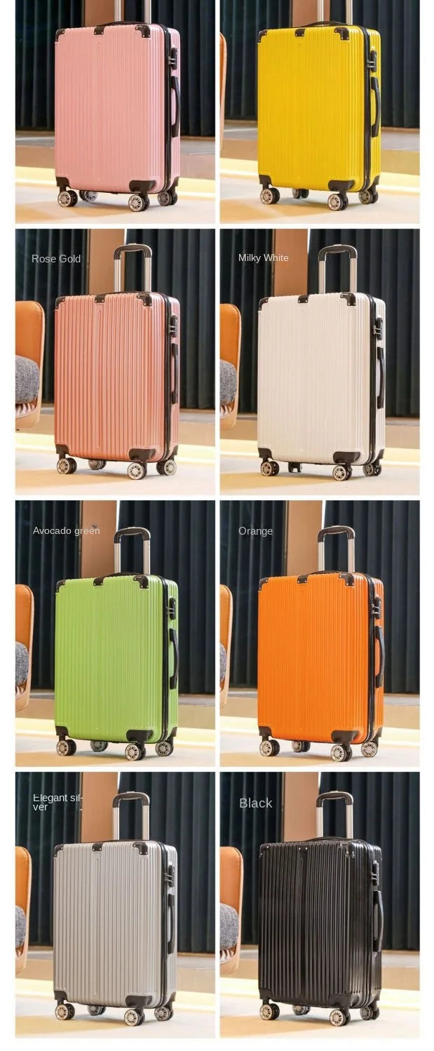 Aluminum Frame Carry-On Suitcase Luggage Mute Trolley Case Universal Wheel Durable And Sturdy Password Valise De Voyage