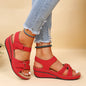 2025 Women Sandals Summer Shoes Open Toe Shoes Woman Plus Size Women Shoe Wedge Sandals Women Ladies Party Female Footwear