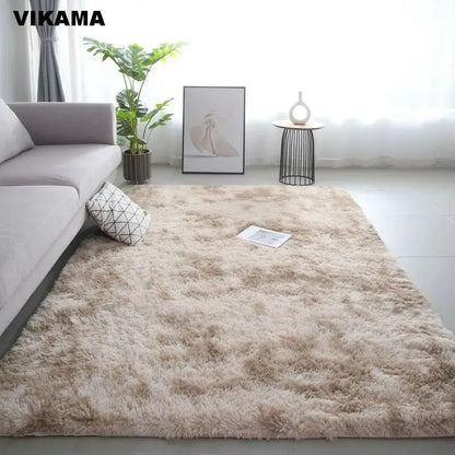 VIKAMA Modern Minimalist Luxury Living/Bed Room Carpet Silk wool Sofa Coffee Table Bedroom Bedside Non-slip Easy-to-clean Carpet