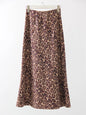 Winter Leopard Print Suede Skirt Long Women Autumn Vintage A Line Brown Maxi Skirts For Women Winter Warm Suede Leopard Skirts