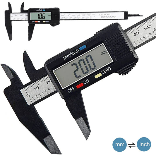 150mm 100mm  0.1mm Electronic Digital Caliper Measuring Tool Vernier Micrometer Measuring Tool Depth Gauge Instrument Pachometer