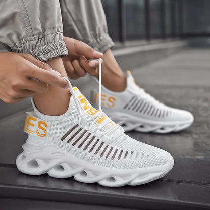 New Men Shoes Comfortable Sneakers Breathable Running Shoes For Men Mesh Tenis Sport Shoes Waling Sneakers Lightweight Athletic