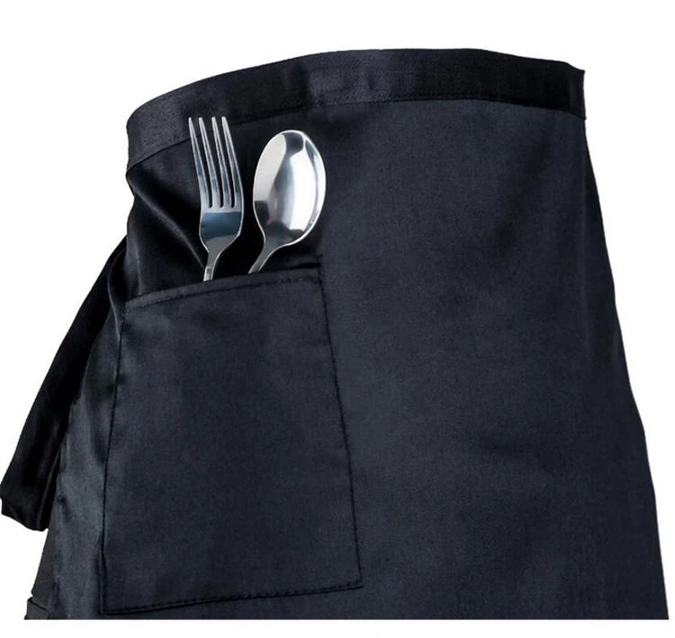 Uniform Set Cooking Apron Catering Cap Hotel Chef Pinafore Man Restaurant Kitchen Cook Work Apron Bakery Cafe Woman Waiter Hat