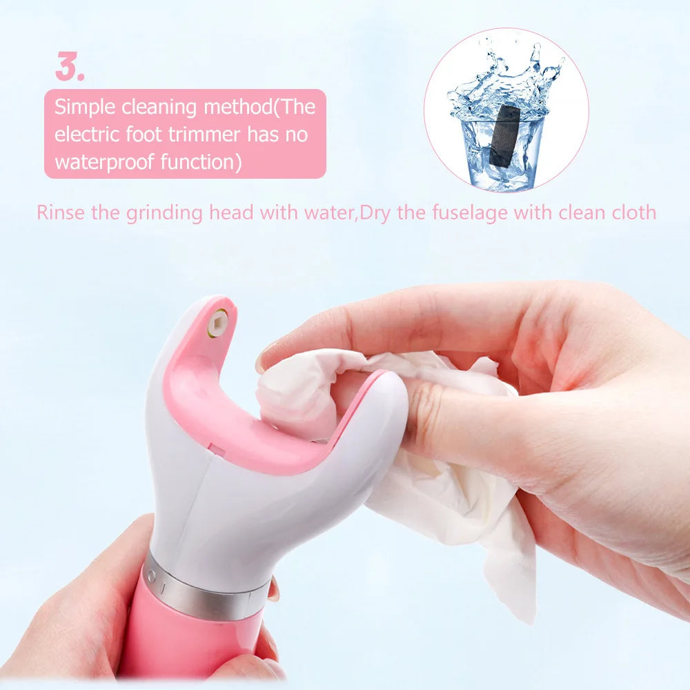 USB Electric Foot File Foot Pedicure Tools Grinder Dead Skin Callus Remover for Hard Cracked Remove Exfoliate Machine Foot Care