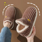 Bebealy Winter Men Shoes Winter Short Plush Men Slippers Outdoor Fur Non-slip House Shoes Casual Fuzzy Soft Cozy Men Shoes Women