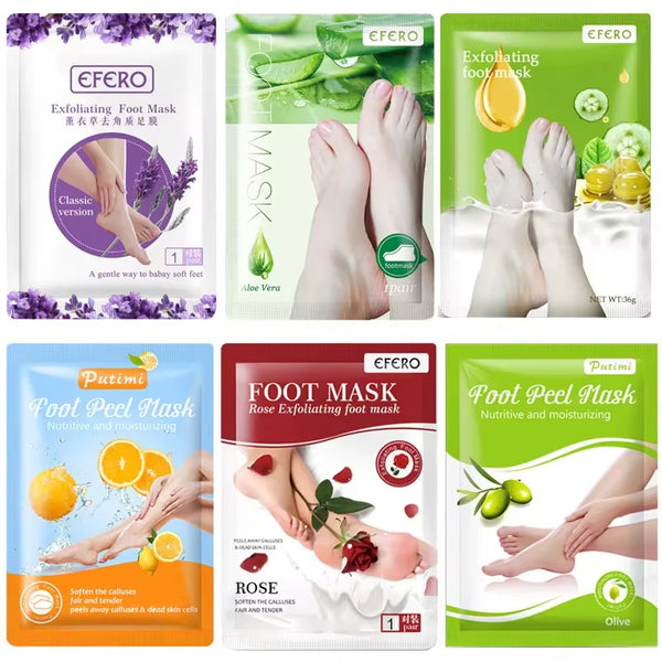 1 Pair Honey Foot Mask For Remove Dead Skin Calluses Exfoliating Foot Mask Feet Cream Whitening Foot Spa Skin Care Tool