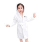 Children Hooded Flannel Bathrobe Robes Adorable Comfortable Cartoon print pattern Boys and Girls Home Wear Casual Sleepwear