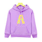 A for Adley Letter Print Sweatshirts Boy Girl Baby Clothing Japanese Anime Kids Blouse Tops Cartoon Sudadera Autumn Winter Coat