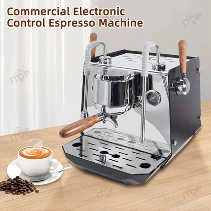 15Bar Cafe Commercial Espresso Machine Professional Coffee Machine For Business Commercial Electronic Control Espresso Machine