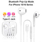 Apple iPad Laptops Tablet Headphones For iPhone 16 15 14 13 12 11 Pro Max Earphones X XS 7 8 Plus 3.5mm Stereo Wired Earbuds