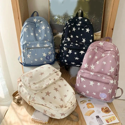 Star Backpack For Women Men, 17 Inch Star Laptop Backpack College Bag Cute Travel Backpack Student Back To School Casual Bo U1E8