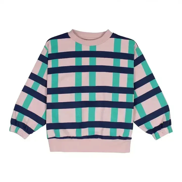 OUYANG&IVAN Kids Cotton Sweatshirt 24 AW Wyn New Autumn Children Magenta Velour Jumper Boy Girl Loose Warm Top Sweaters Outwear