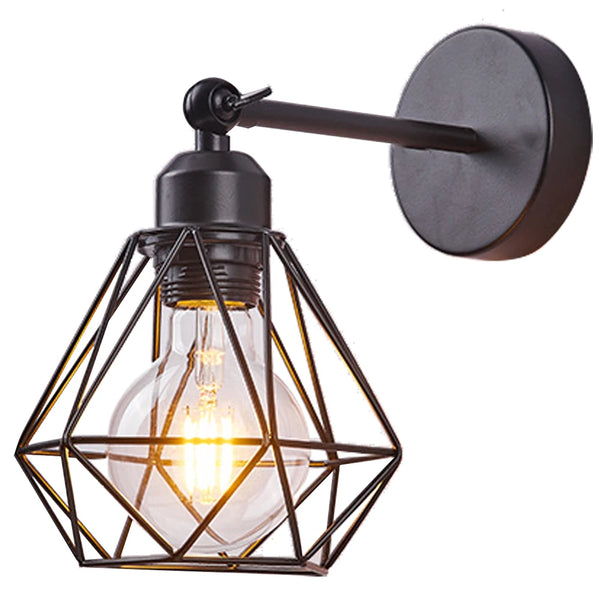 Vintage Industrial Wall Light Shade Ceiling Lamp Retro Loft Wall Sconce Cafe Bar Indoor Lighting Home room decor lamp E27