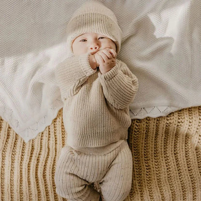 Baby Loose Sweater Knitted Autum Winter Baby Boy Girl Clothes Round Neck Kid Toddler Girl Boy Pullover Baby Outerwear