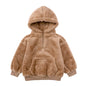 Kid Winter Clothes Warm Coats Children Thick Fleece Jacket For Baby Girl Boy Woolen Fur Coat Toddler Newborn Infant Clothing