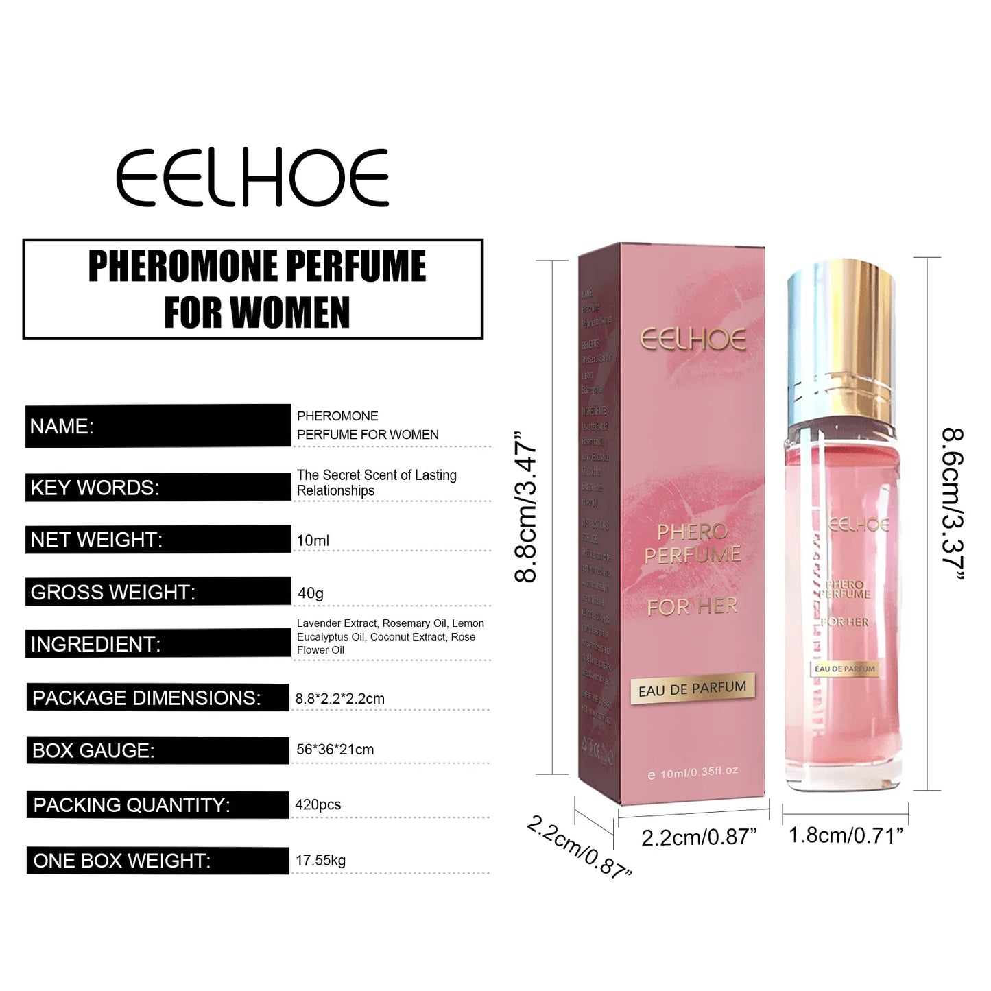 Long Lasting Pheromone Perfume Spray Dating Fragrant Oils Scents Perfume Women Liquid Attracts the Opposite Sex Fragrances Light