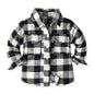 Top Autumn Winter Fashion Toddler Baby Boys Girls Long Sleeve Flannel Shirts Flaid Tops Kids Children Cotton Blouse