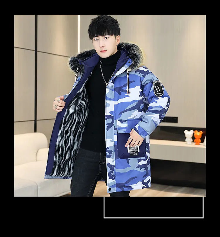 Thick Fleece Hooded Parka - Trendy Winter Jacket