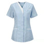 2025 New Hospital Hand Washing Clothes Tops Pure Cotton Skin Friendly Nursing Work Clothes Tops Waiter Uniform Work Clothes