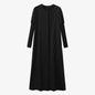 AS woman clothing satin dress button down design smocking sleeve maxi dress ( Ship out in 1 day)