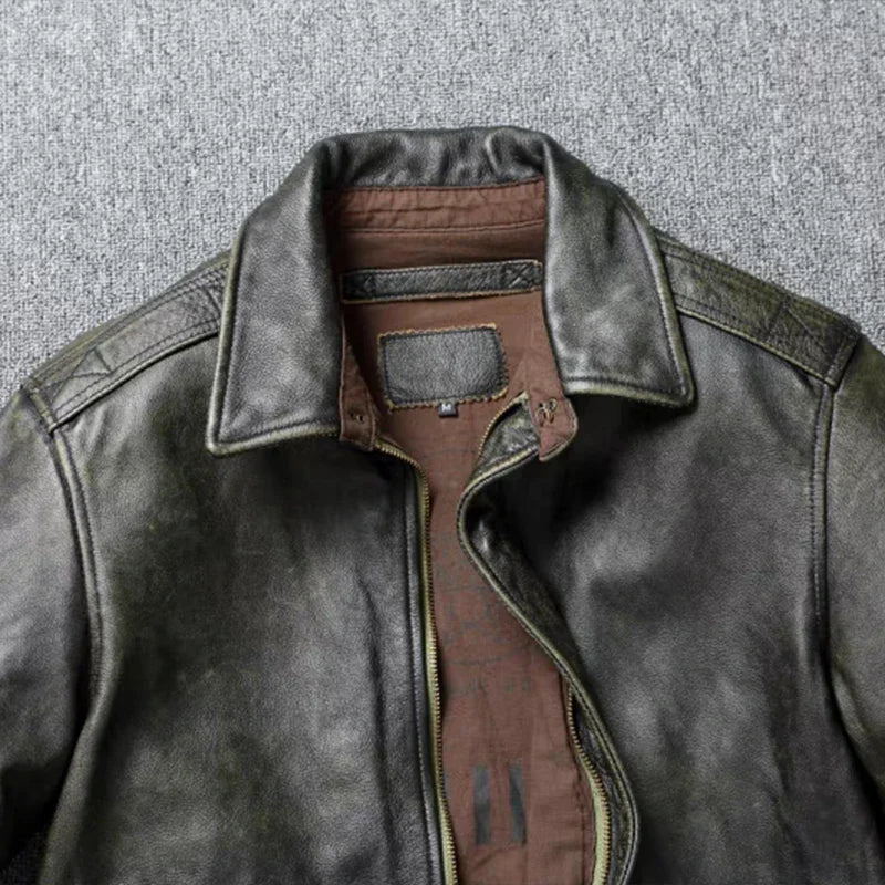 Cowhide A2 Air Force Leather Jacket