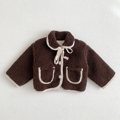 2025 New Winter 0-3Yrs Toddler Baby Girl Jacket Long Sleeved Print Thicken Warm Cardigan Coat Newborn Baby Girls Thick Coat