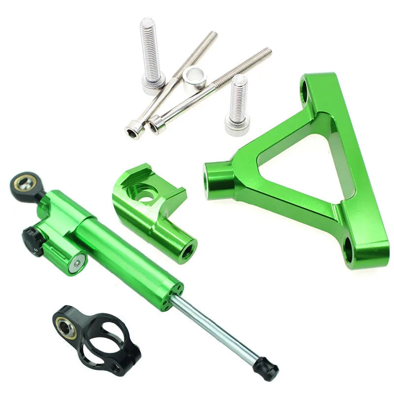 For KAWASAKI ZX10R 2004-2005 Motorcycles Steering Stabilize Damper Bracket Mount Mounting Support Holder Kit Set