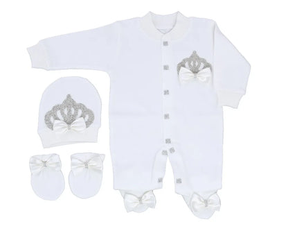 3pcs Newborn Baby Boy Outfits Set Kids Clothing Real Cotton Infant Care Products Body Suit Shirt Pants (GREAT BABY SHOWER GIFT)