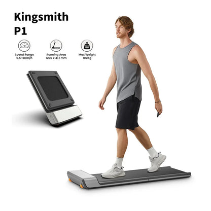 Kingsmith Walkingpad P1 Folding Electric Treadmill Foldable Walking Pad Remote/APP Control treadmil Fitness for Home Under Desk