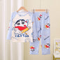 Miniso Winter Autumn Children's Pajamas Set 2025 Cute Anime Cartoon Kids Pijama Boy Girl Sleepwear Long-Sleeved Pants Loungewear