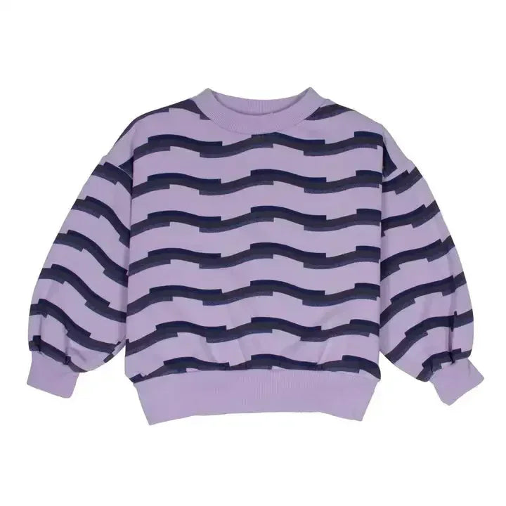 OUYANG&IVAN Kids Cotton Sweatshirt 24 AW Wyn New Autumn Children Magenta Velour Jumper Boy Girl Loose Warm Top Sweaters Outwear