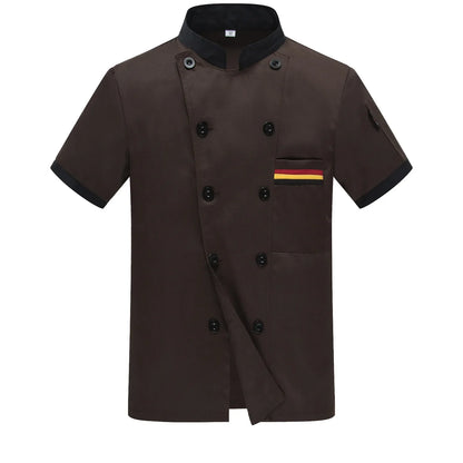 Professional Short/LONG Sleeve Chef Jacket for Food Service Industry Restaurant Chef Coat  Chef Jacket Uniform