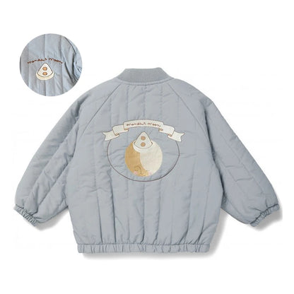 Toddler Baby Boy Girl Jackets Winter Autumn Long Sleeve Embroidery Fleece Cotton Kids Coats Outerwear Children Clothing