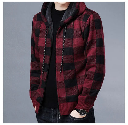 Men Sweater Jacket Fashion Winter