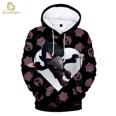 4T-16T Anime Cosplay Hoodies Sweatshirts Hoodie Kids 3D Print Costume T Shirt Short Sleeve New 2025 Cartoon Tops Tee